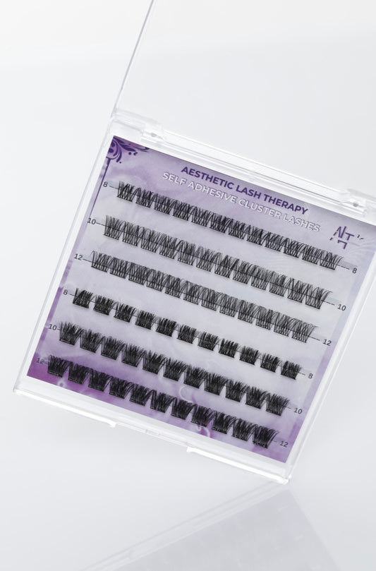 Pre-Adhesive Lash Clusters