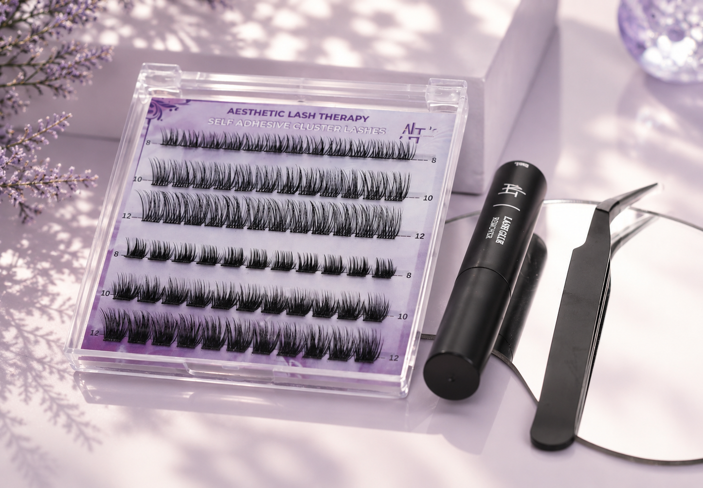 Pre-Adhesive Lash Clusters